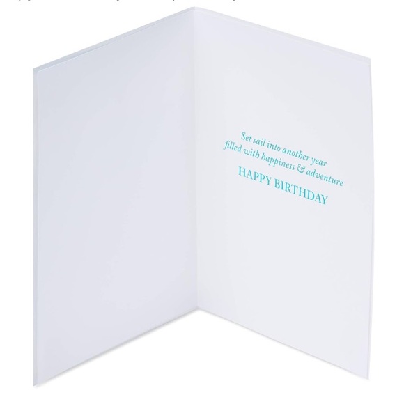 PAPYRUS⛵️Sailboat Birthday Card - Picture 5 of 8